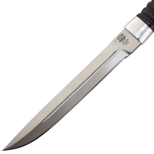 Нож охотничий, туристический «Бурят» Н76, сталь ЭИ-107, рукоять: дюраль, граб