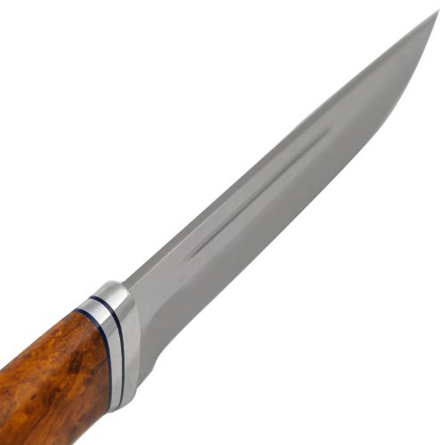 Нож охотничий, туристический «Викинг» Н78, сталь ЭИ-107, рукоять: дюраль стабилизированная береза, пин