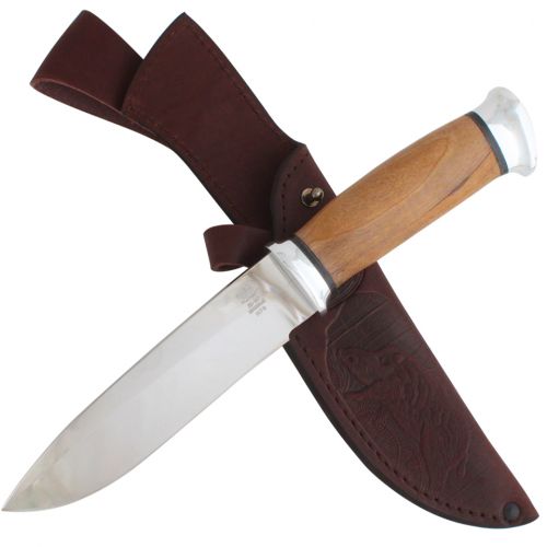 Нож охотничий, туристический «Казак» Н79, сталь ЭИ-107, рукоять: дюраль, орех