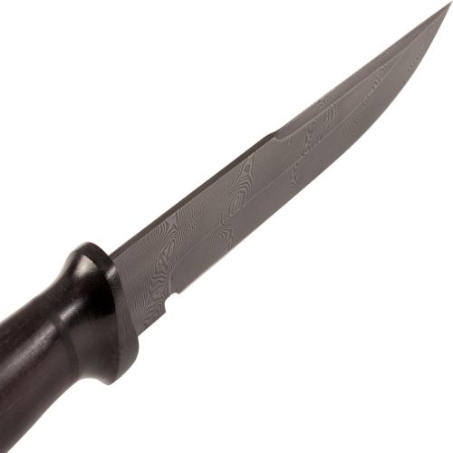Нож охотничий, туристический «Лондон - спецназ» Н8, сталь черный дамаск (У10А-7ХНМ), рукоять: текстолит, граб