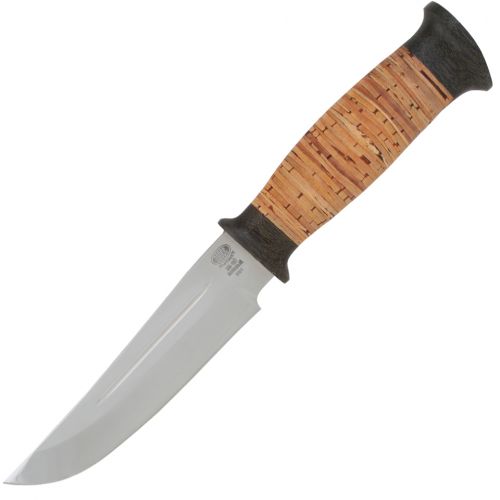 Нож охотничий, туристический «Сибиряк» Н81, сталь ЭИ-107, рукоять: текстолит, береста