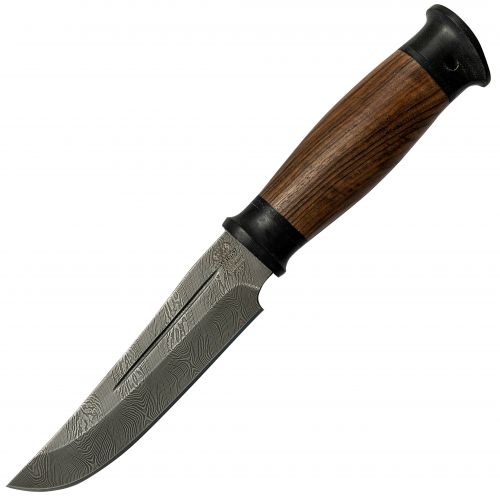 Нож охотничий, туристический «Сибиряк» Н81, сталь У10А-7ХНМ, рукоять: текстолит, орех