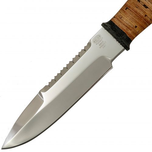 Нож охотничий, туристический «Джунгли» Н82, сталь 95х18, рукоять: текстолит, береста
