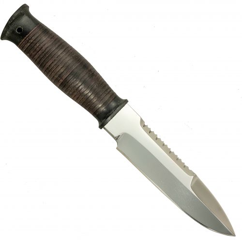 Нож туристический «Джунгли» Н82, сталь 95х18, рукоять: текстолит, кожа