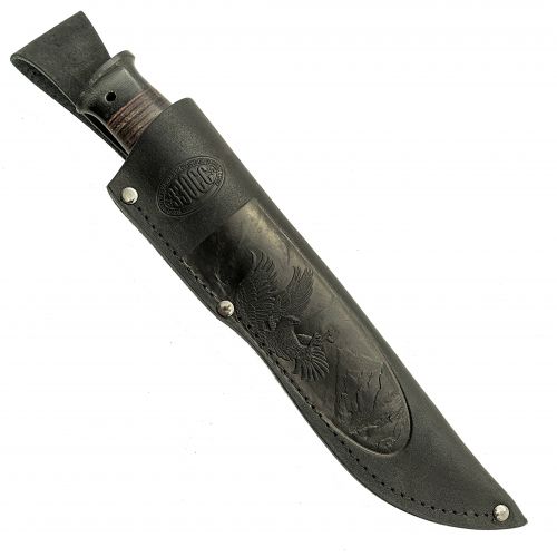 Нож охотничий, туристический «Джунгли» Н82, сталь 95х18, рукоять: текстолит, кожа