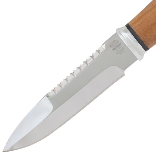 Нож охотничий, туристический «Джунгли» Н82, сталь ЭИ-107, рукоять: дюраль, орех