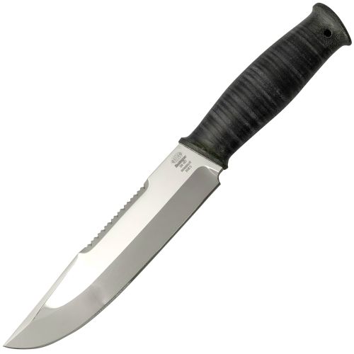 Нож охотничий, туристический «Ладога» Н83, сталь ЭИ-107, рукоять: текстолит, кожа