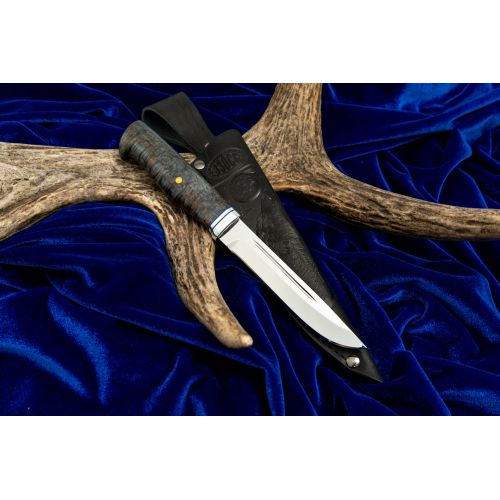Нож охотничий, туристический «Сканди» Н85, сталь ЭИ-107, рукоять: стабилизированная береза
