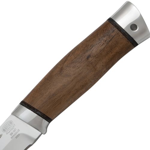 Нож охотничий, туристический Н86, сталь ЭИ-107, рукоять: дюраль, орех