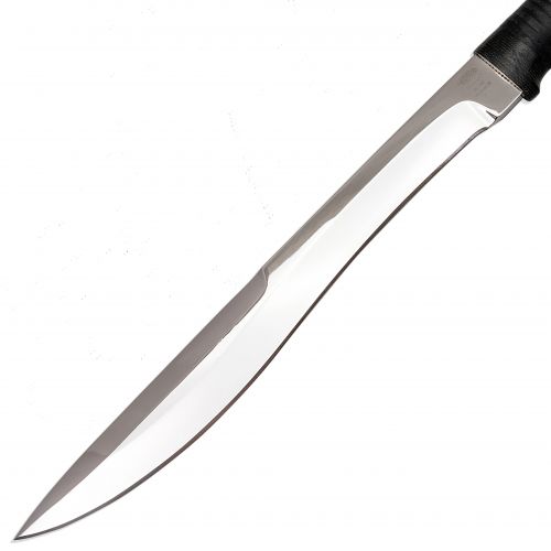 Нож охотничий, туристический Н87, сталь ЭИ-107, рукоять: текстолит, кожа