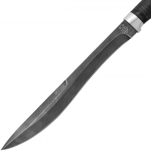 Нож охотничий, туристический «Мачетеро» Н87, сталь У10А-7ХНМ, рукоять: дюраль, кожа