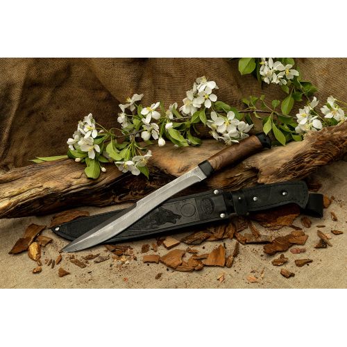 Нож охотничий, туристический «Мачетеро» Н87, сталь У10А-7ХНМ, рукоять: текстолит, орех