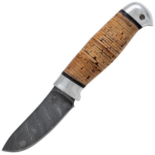 Нож охотничий, туристический Н88, сталь У10А-7ХНМ, рукоять: дюраль, береста