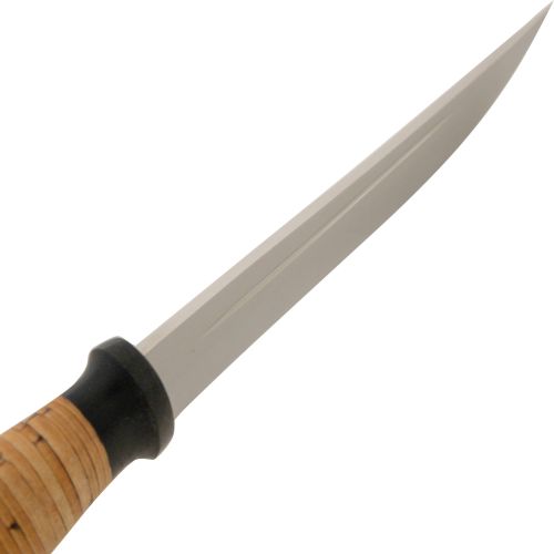 Нож охотничий, туристический Н90, сталь ЭИ-107, рукоять: текстолит, береста