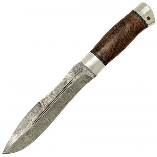 Нож охотничий, туристический «Тактик» Н91, сталь У10А-7ХНМ, рукоять: дюраль, орех
