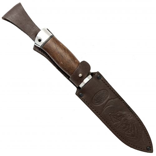 Нож охотничий, туристический «Тактик» Н91, сталь У10А-7ХНМ, рукоять: дюраль, карельская береза