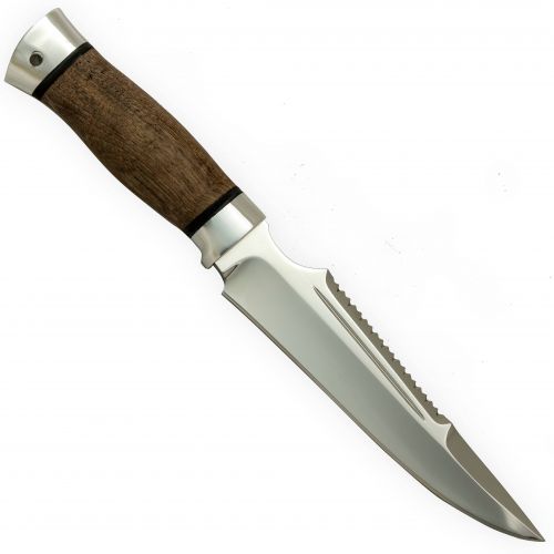 Нож «Селигер» Н92, сталь ЭИ-107, рукоять: дюраль, орех