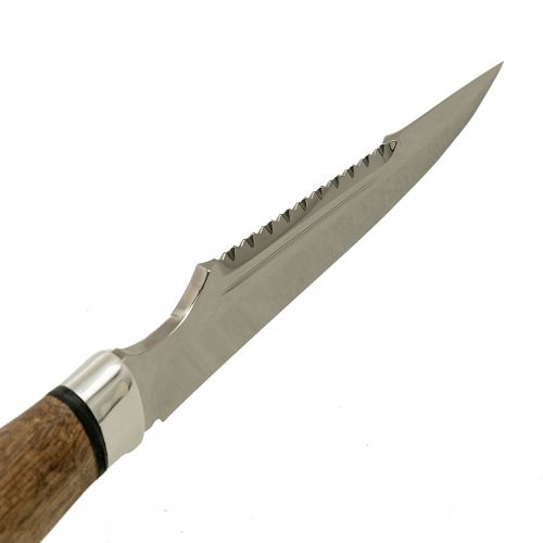 Нож охотничий, туристический «Селигер» Н92, сталь ЭИ-107, рукоять: дюраль, орех