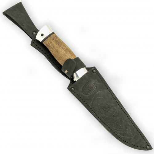 Нож охотничий, туристический «Селигер» Н92, сталь ЭИ-107, рукоять: дюраль, орех