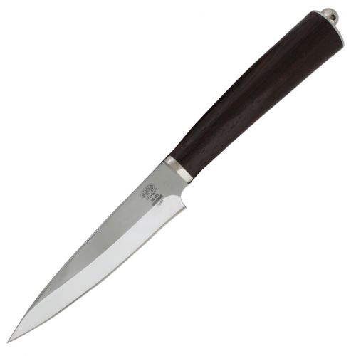 Нож охотничий, туристический «Джентльмен» НР19, сталь: ЭИ-107, рукоять: никель, венге