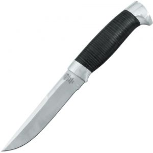 Нож «Полярник» НР2, сталь ЭИ-107, рукоять: дюраль, кожа