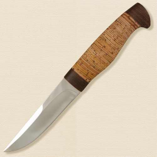 Нож охотничий, туристический «Полярник» НР2, сталь ЭИ-107, рукоять: текстолит, береста наборная