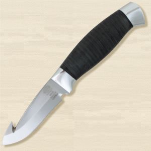 Нож туристический «Рыбак» НР21-1, сталь 95Х18, рукоять: дюраль, кожа наборная