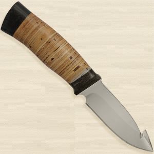 Нож туристический «Рыболов» НР21, сталь ЭИ-107, рукоять: текстолит, береста