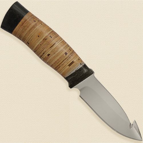 Нож охотничий, туристический «Рыболов» НР21, сталь ЭИ-107, рукоять: текстолит, береста