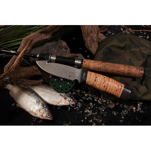 Нож туристический «Рыболов» НР21, сталь ЭИ-107, рукоять: текстолит, береста