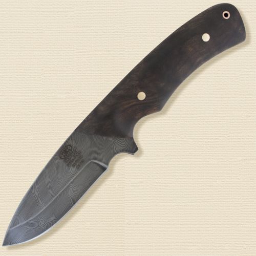 Нож охотничий, туристический «Сугомак» НР39, сталь черный дамаск (У10А-7ХНМ), рукоять: орех