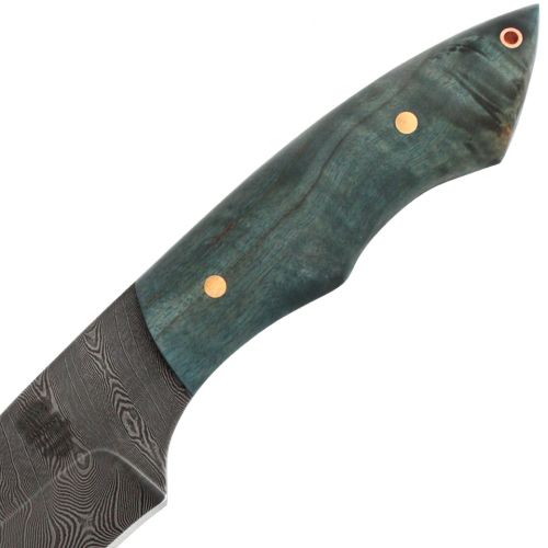 Нож охотничий, туристический «Витязь» НР5, сталь черный дамаск (У10А-7ХНМ), рукоять: карельская береза стабилизированная