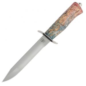 Нож «Танковый» НТ19, сталь ЭИ-107, рукоять: никель, стабилизированная береза (2)