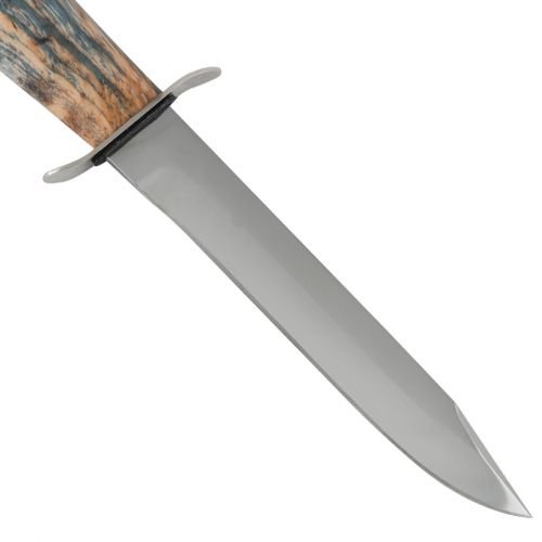 Нож охотничий, туристический «Танковый» НТ19, сталь ЭИ-107, рукоять: никель, стабилизированная береза (1)