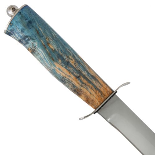 Нож охотничий, туристический «Танковый» НТ19, сталь ЭИ-107, рукоять: никель, стабилизированная береза (1)
