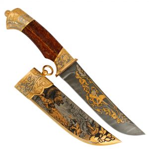 Нож украшенный «Сопки Маньчжурии» Н5