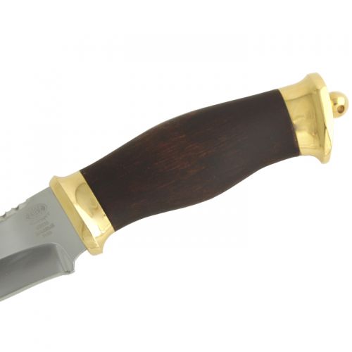 Нож «Морской патруль» Н69-П, сталь 95х18, рукоять: золото, орех мореный