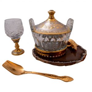 Икорница с рюмкой (2421.2)